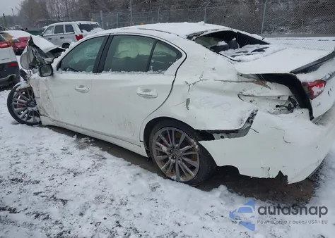 2018 Infiniti Q50 3.0T Red Sport 400 from USA, damaged, VIN JN1FV7AR5JM480583